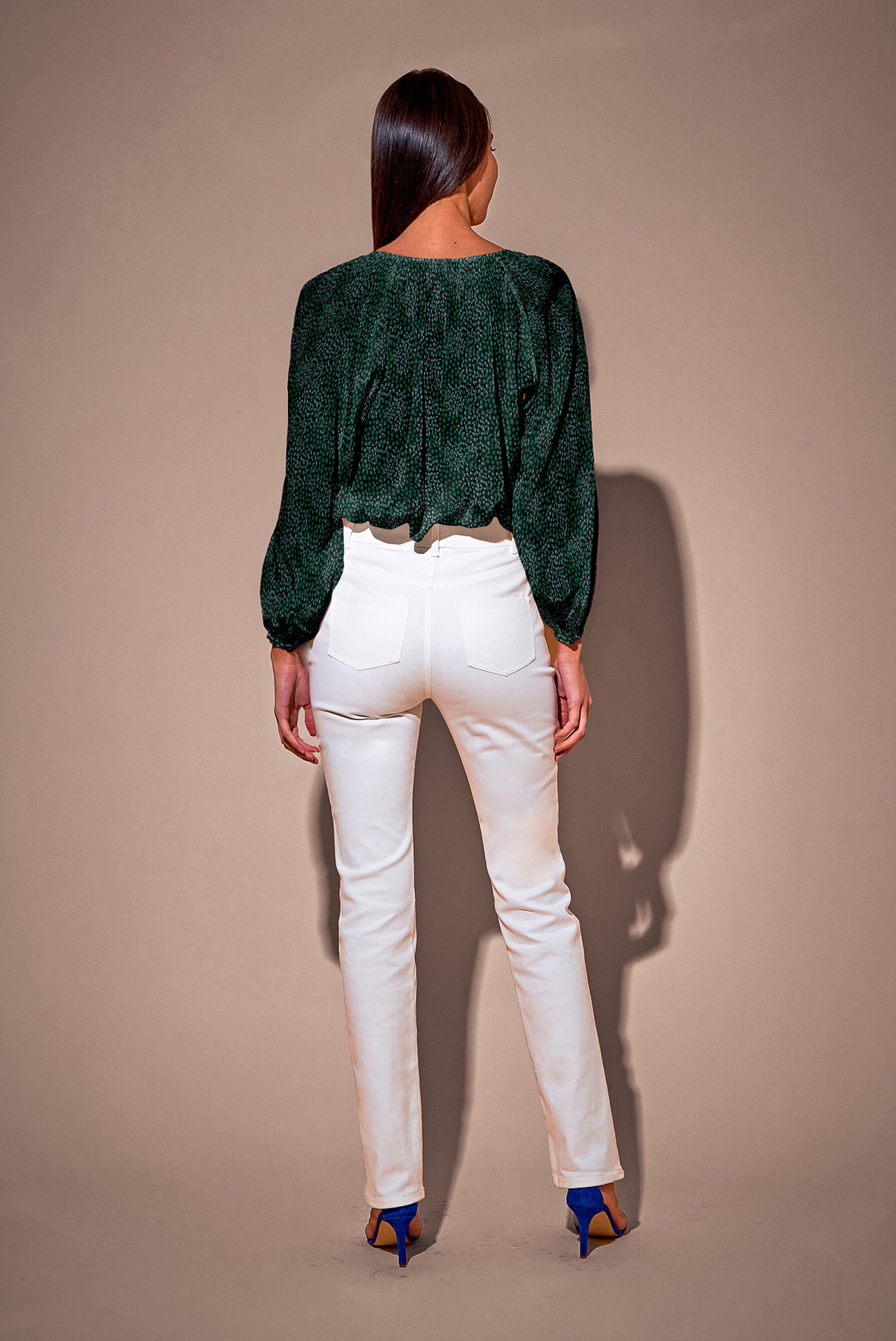 The Classic Blouse | Emerald Spots