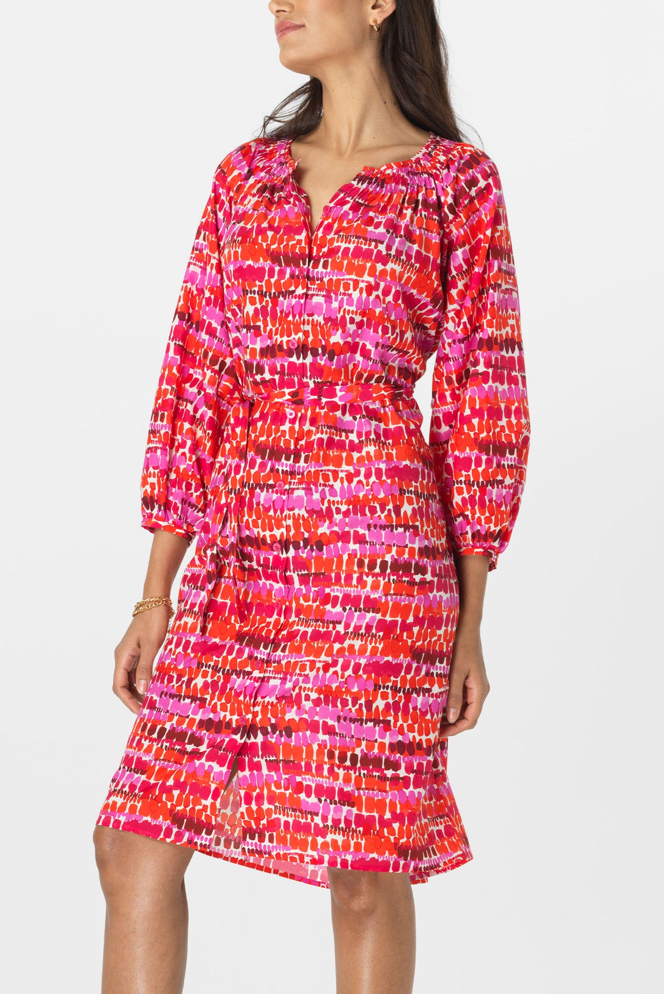 Classic Dress | Frankenthaler in Rose