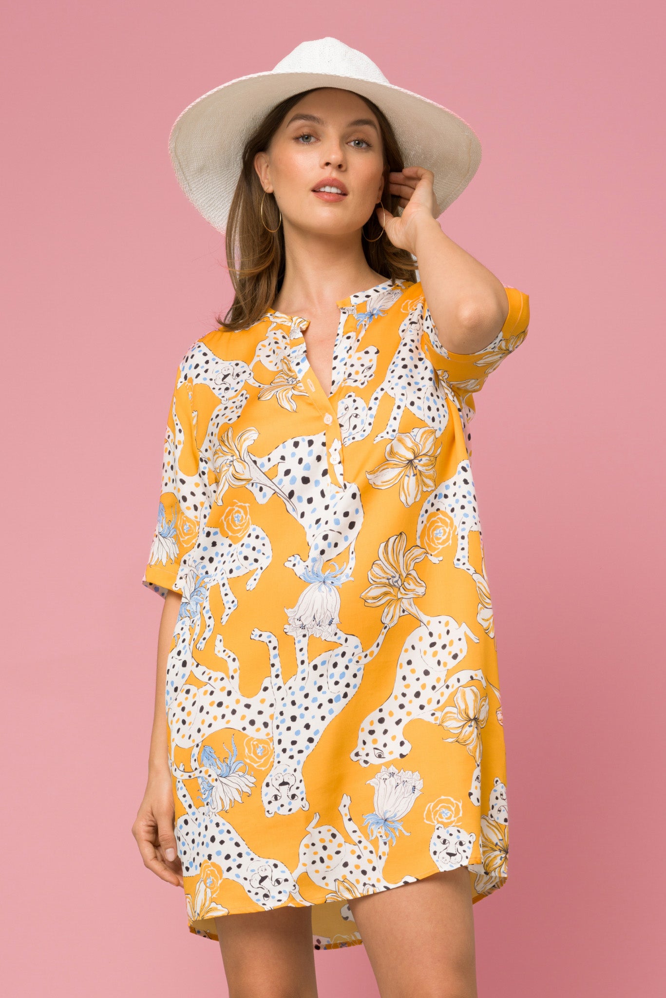 Tucker Tunic Dress | Sketching Summer in Yellow | Tuckernyc M Tucker Tunic Dress | Sketching Summer in Yellow | Tuckernyc M