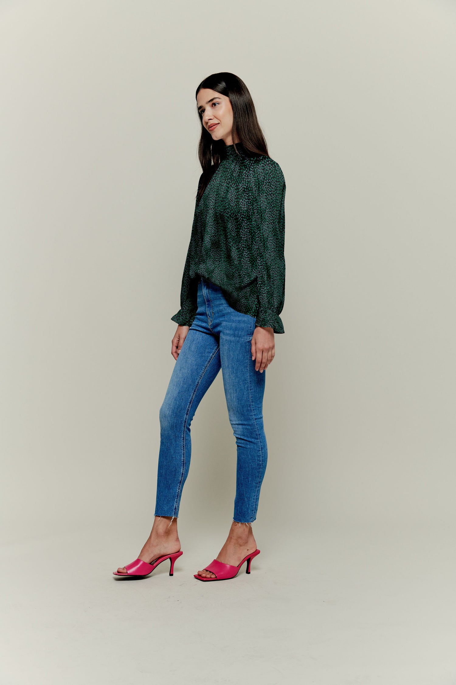 The Stella Top | Emerald Spots