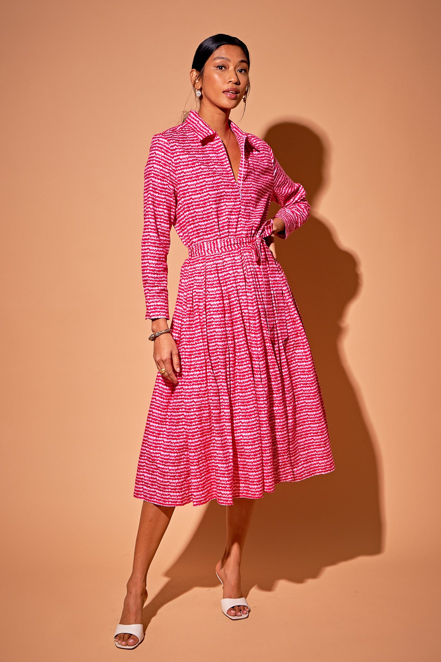 Allyson Dress | Raspberry Sound