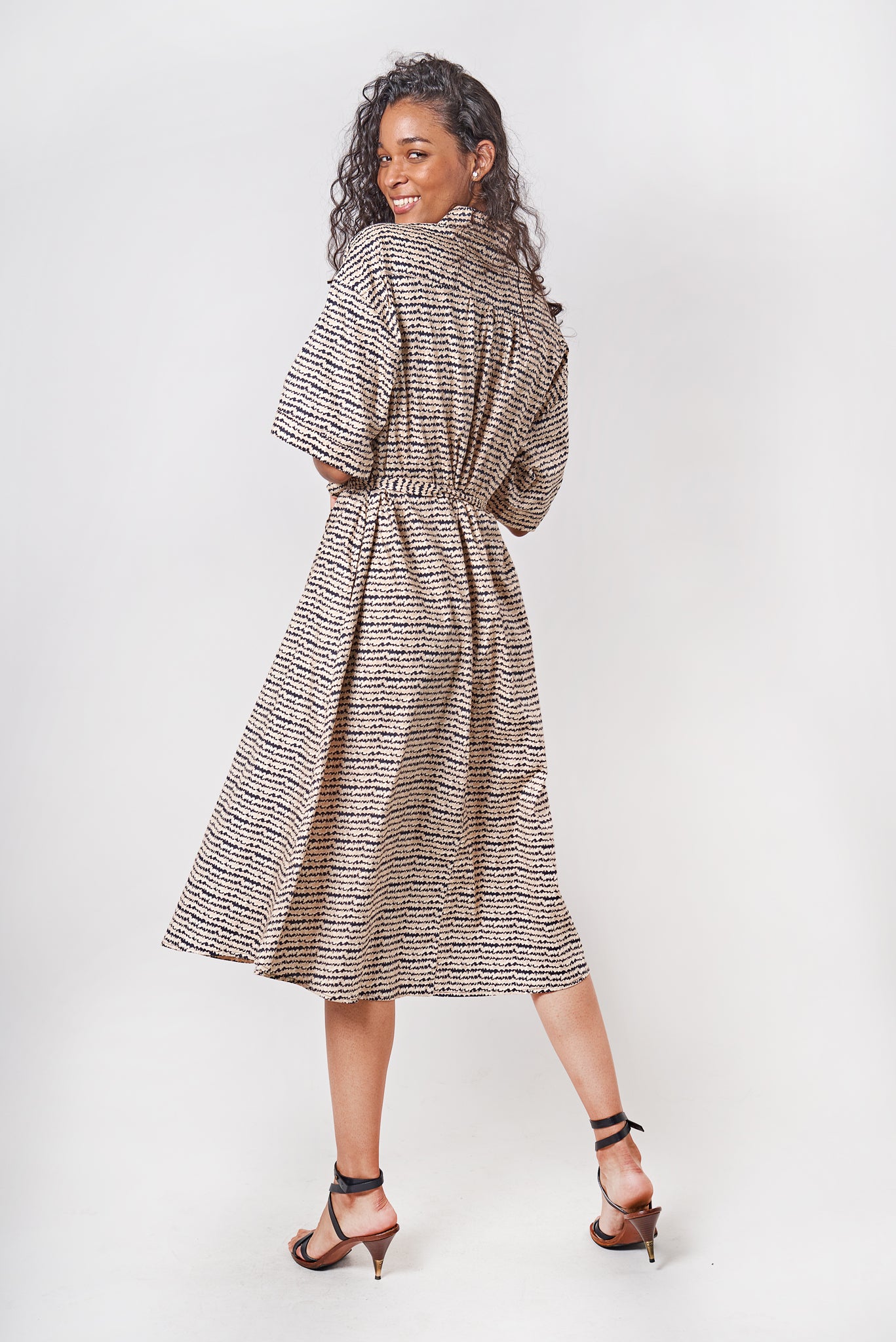 Sarah Shirtdress | Khaki Sound