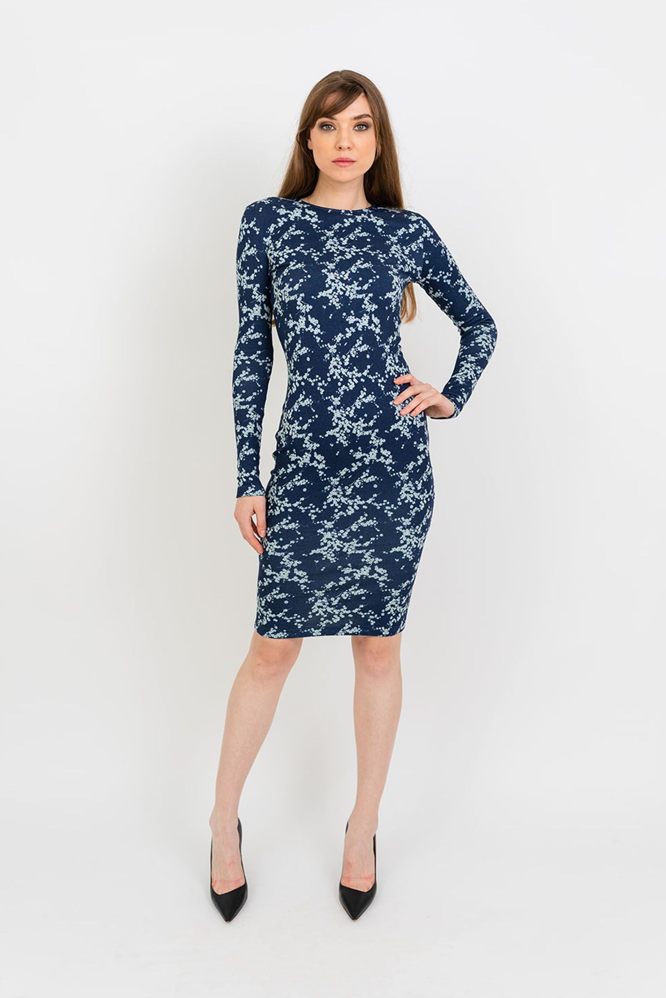 Jordan Jersey Dress | Navy Love Duet