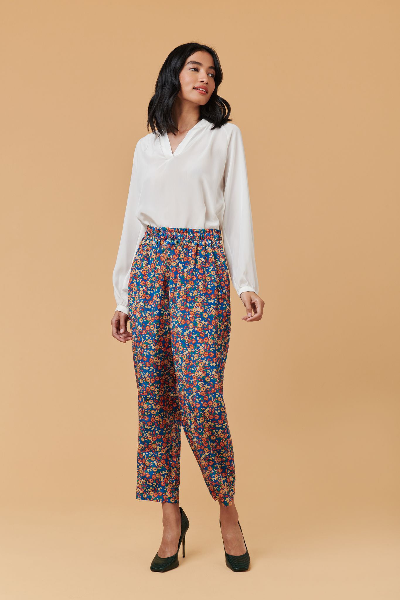 Julia Pant | Blue Sweet Pea