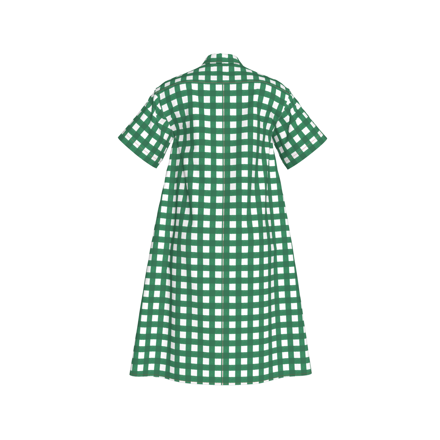 Sarah Shirtdress | Emerald Gingham