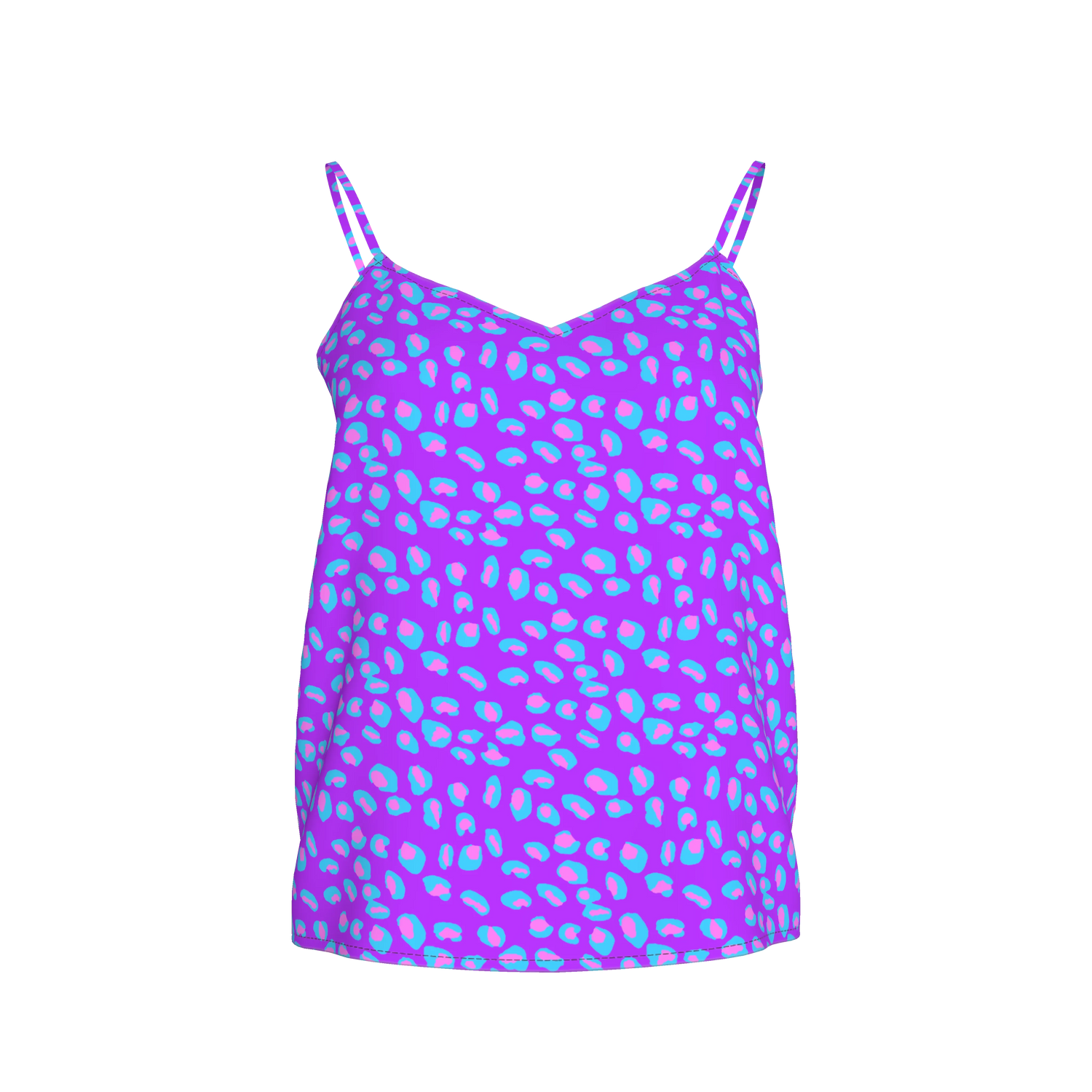 Khala Cami |Playful Pink Leopard