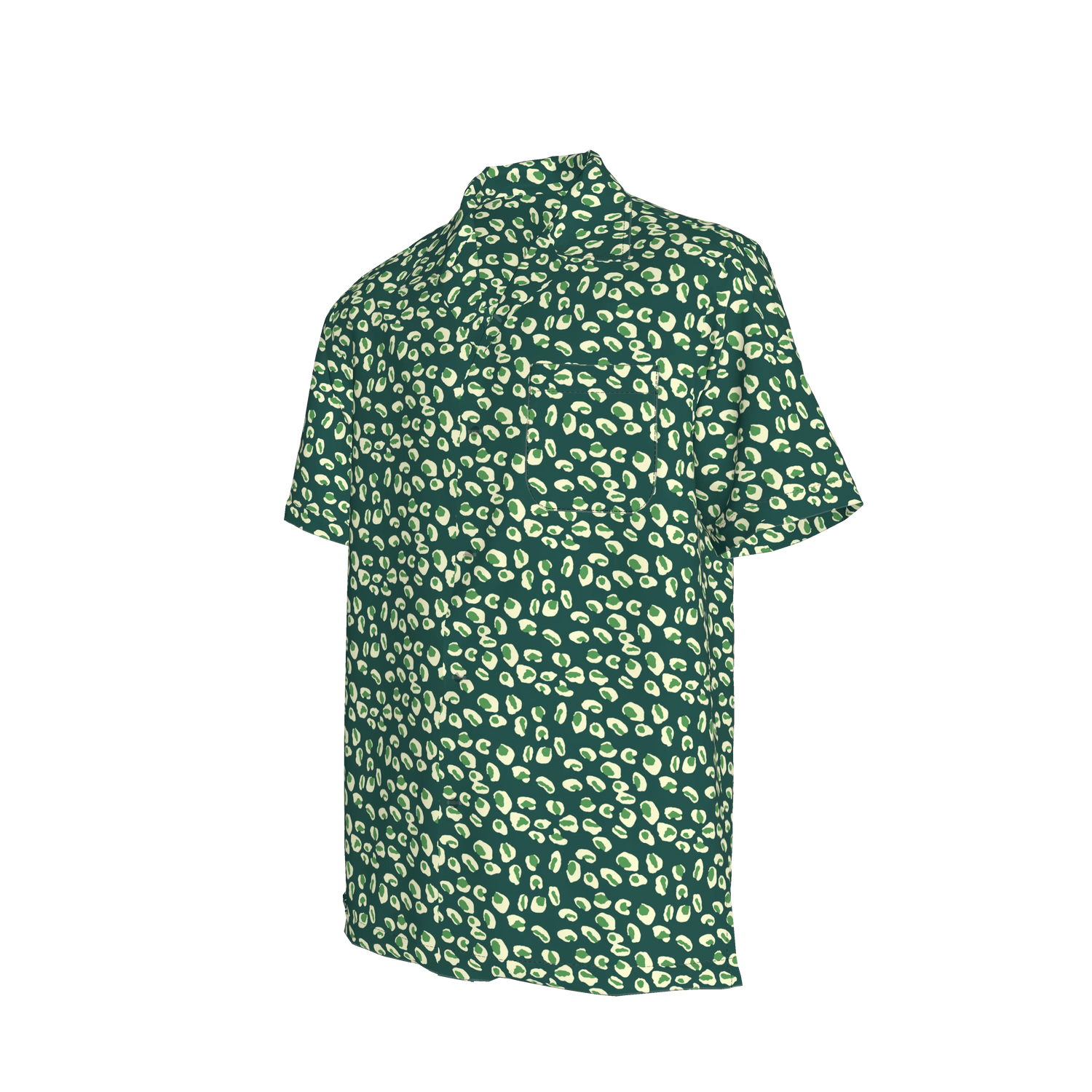 Carter Cabana Shirt | Adventurine and Ecru Leopard