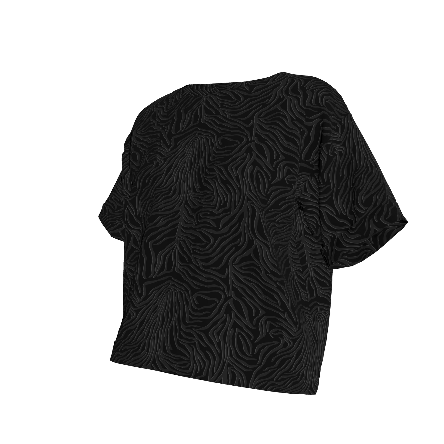 Eden Tee in Lightweight Cotton | Black Tiger