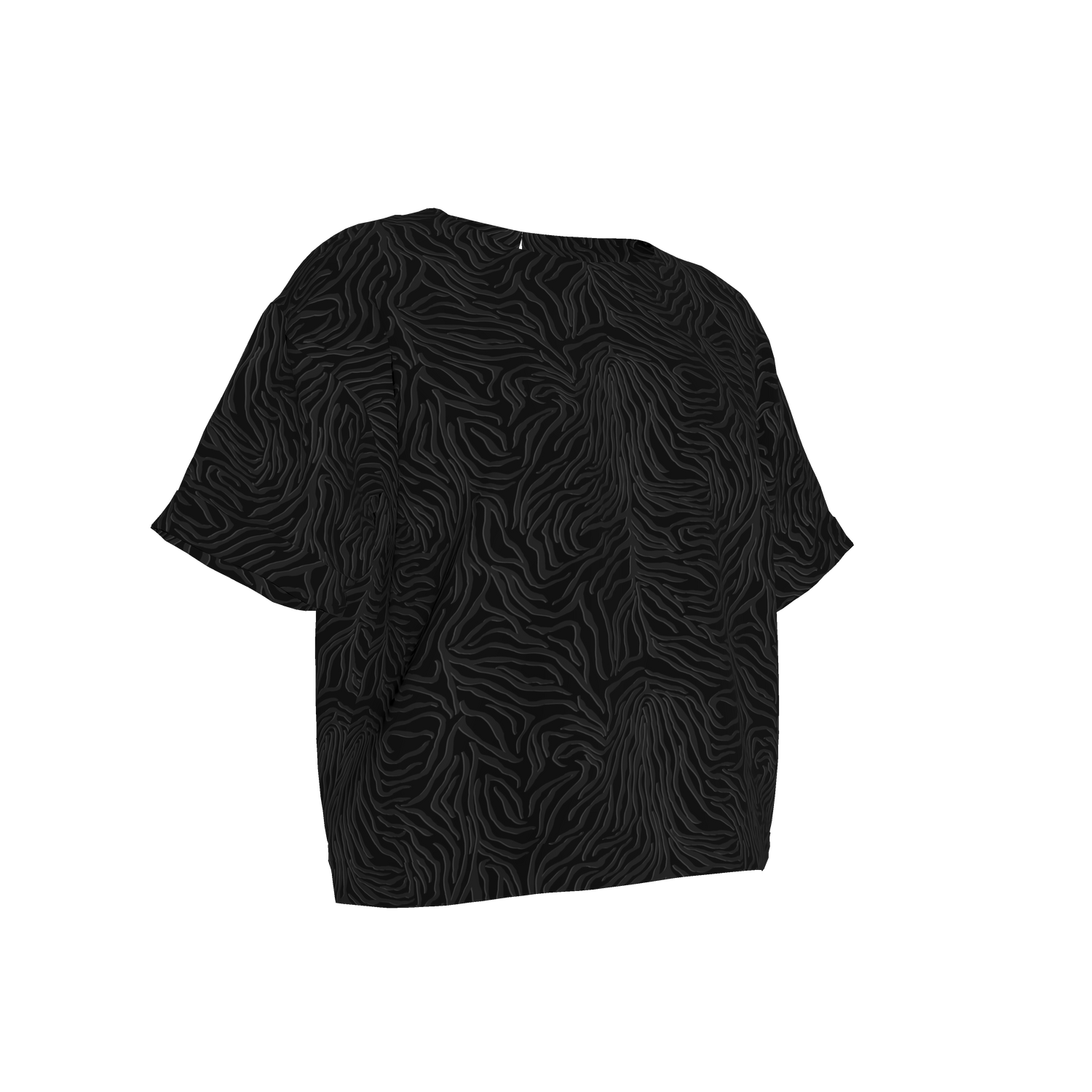 Eden Tee in Lightweight Cotton | Black Tiger