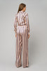 Whitney Pant | Retro Stripe in Ivory & Navy