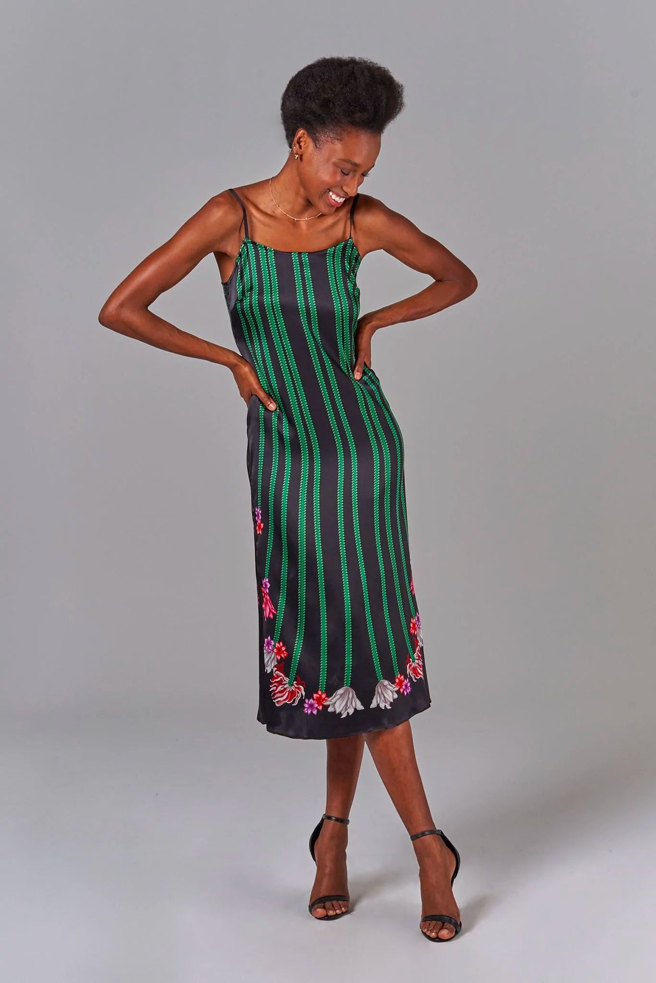 Stevie Slip Dress | Art Nouveau Floral