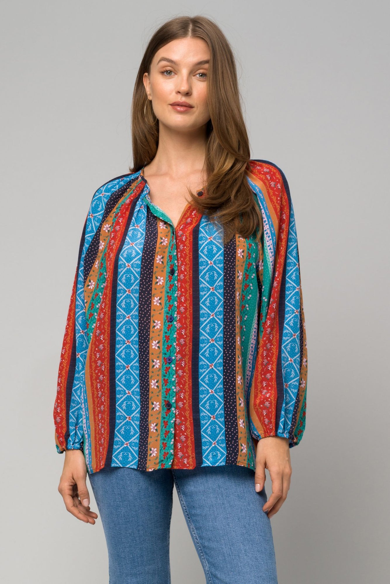 The Classic Blouse | Patch Me In Blue