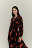Juliette Dress | Coral and Cassis
