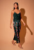 Julia Pant | Baroque Floral in Emerald