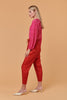 Julia Pant | Terracotta Red