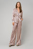 Brooklyn Button Up | Retro Stripe in Ivory & Navy
