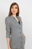 Brooklyn Button Up | Soft Black and White Houndstooth