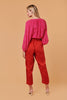 Julia Pant | Terracotta Red