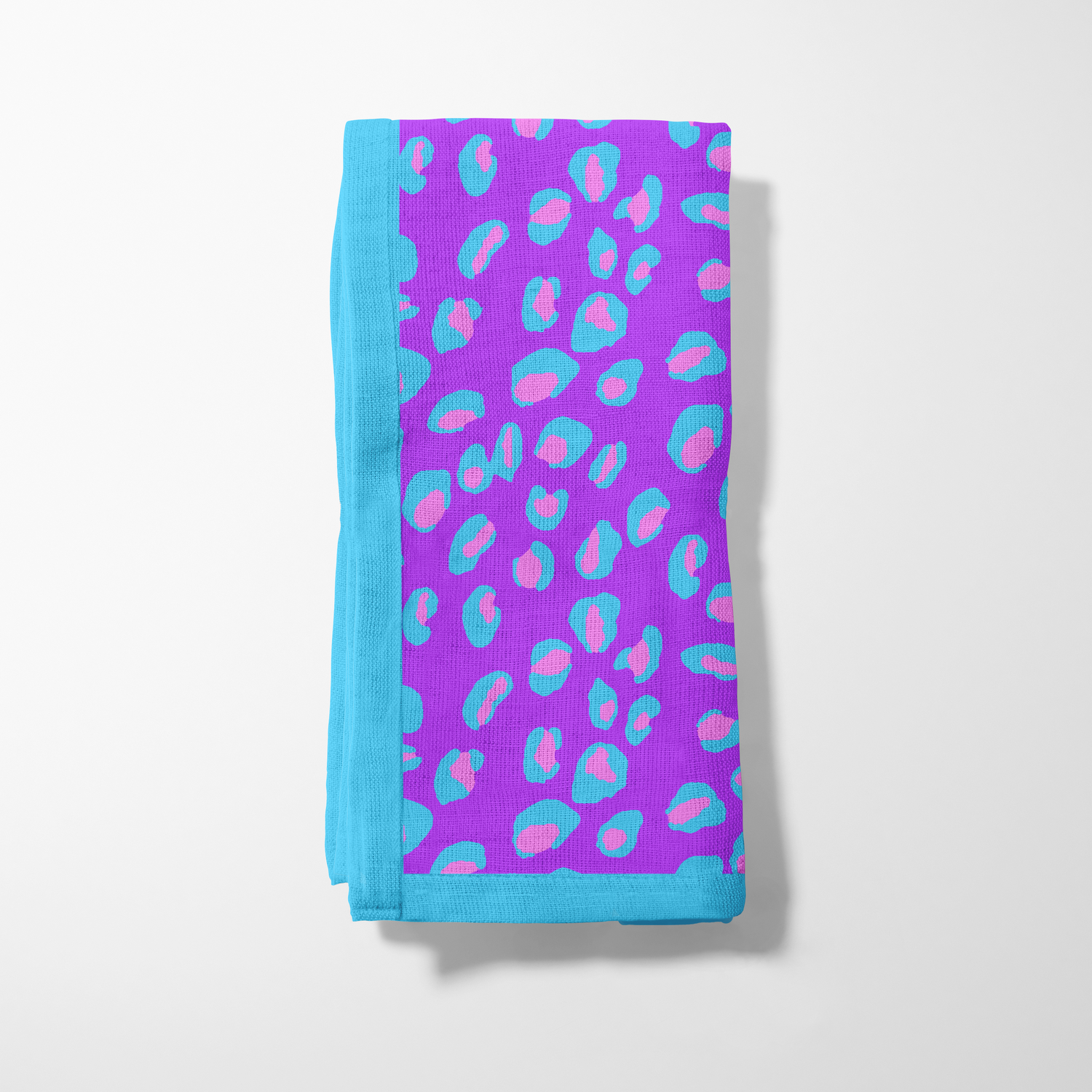 Playful Pink Leopard Napkin