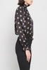 Stella Top | Black Cross-Stitch