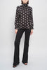 Stella Top | Black Cross-Stitch