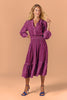 Juliette Dress | Purple Poppies Micro