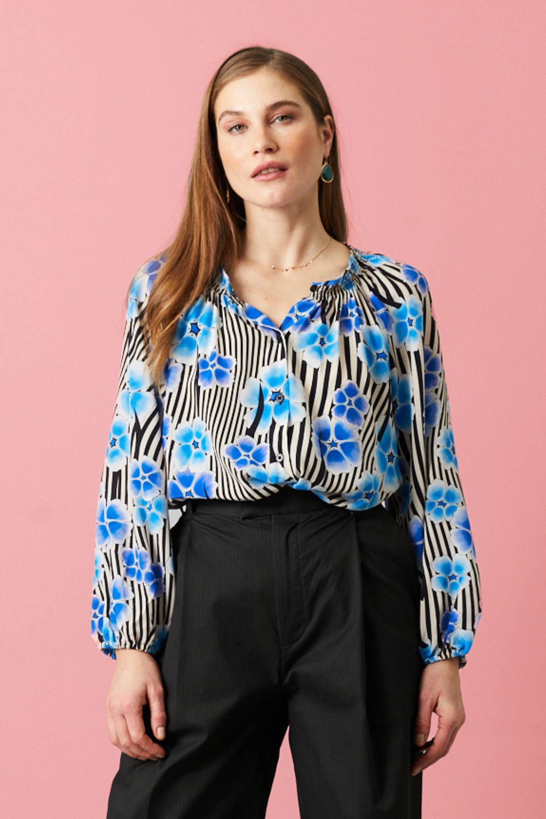 The Classic Blouse | Sophie's Surprise in Blue