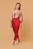 Julia Pant | Terracotta Red