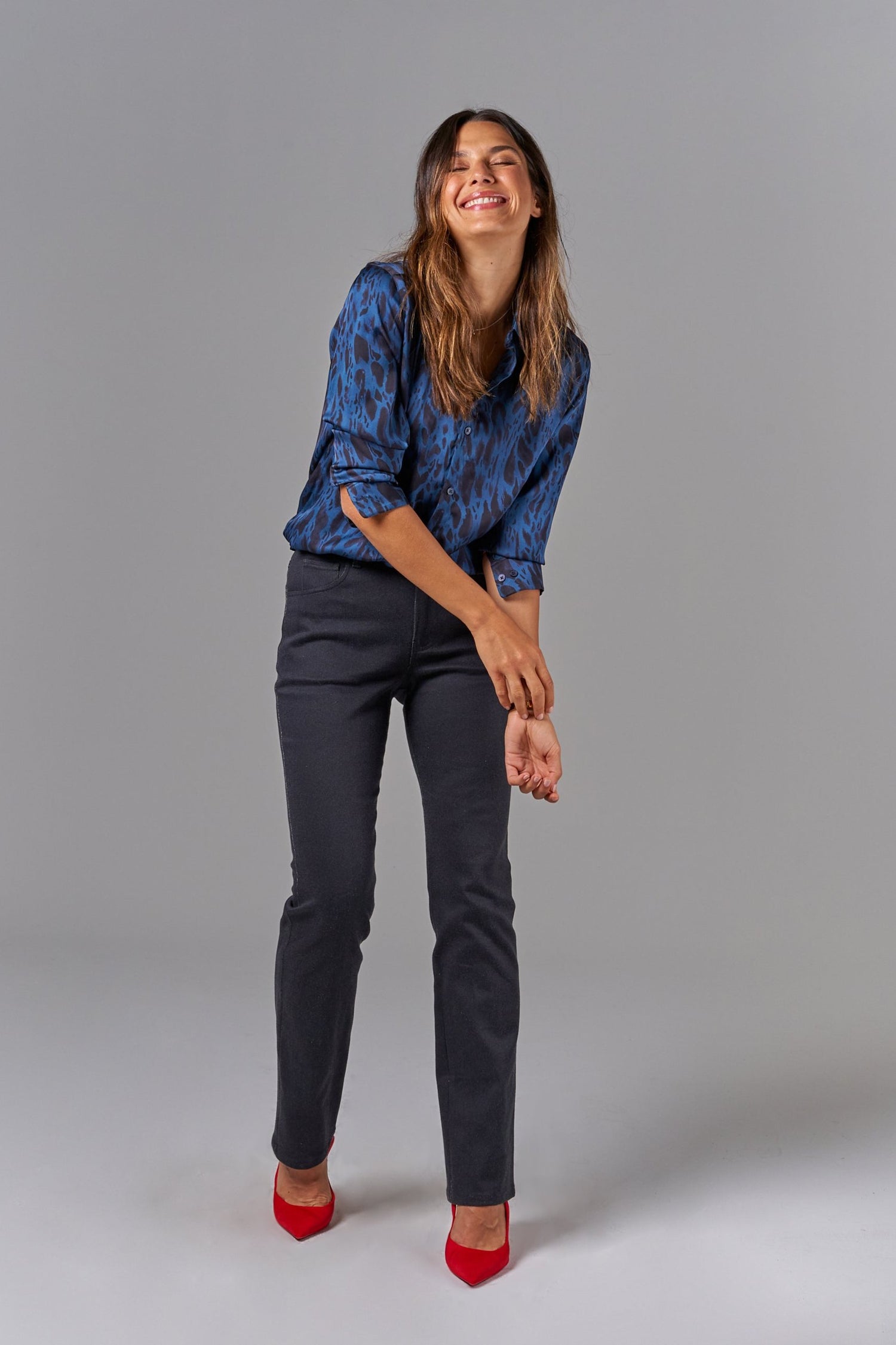 The Brooklyn Button Up | Indigo Safari
