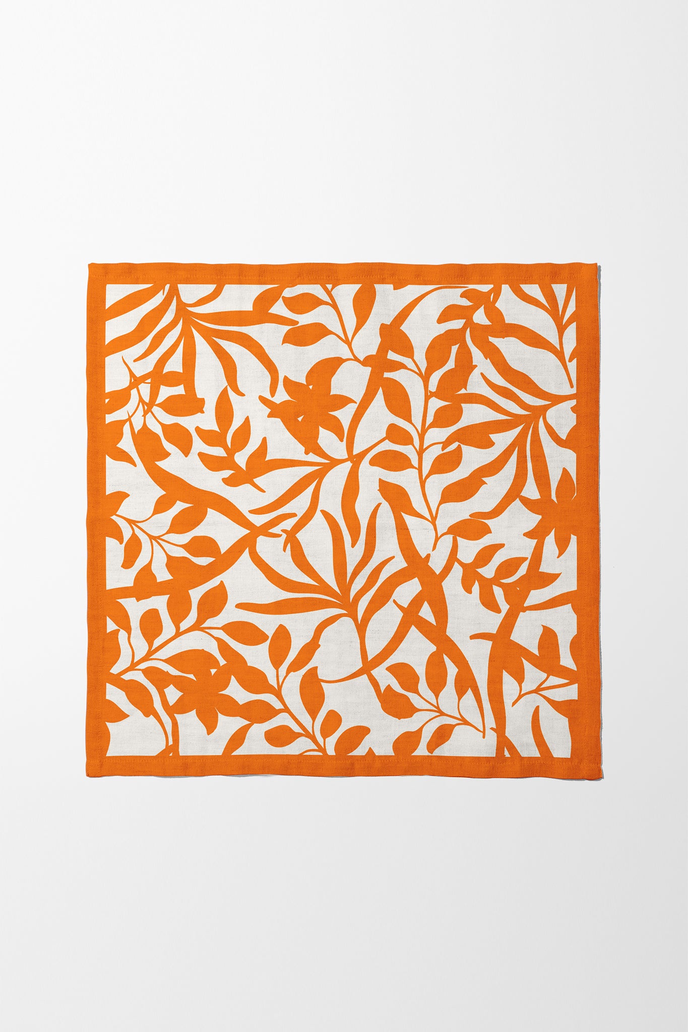 Figi Floral Napkin in Orange