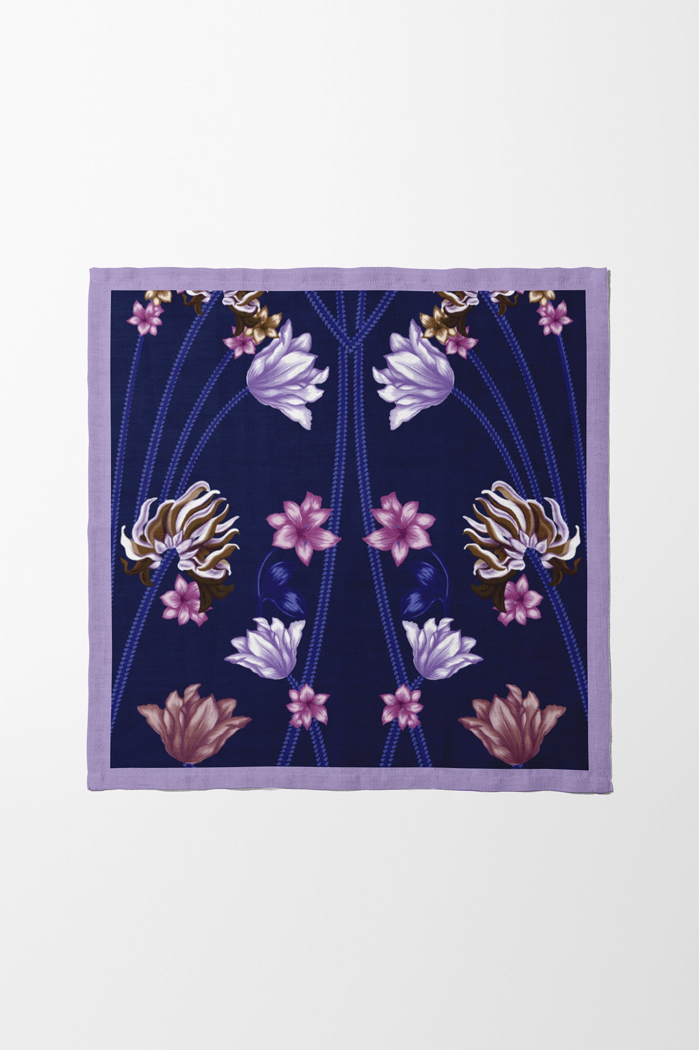 Art Nouveau Floral Napkin