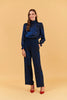 Stella Top | Painter's Splash in Ink Blue