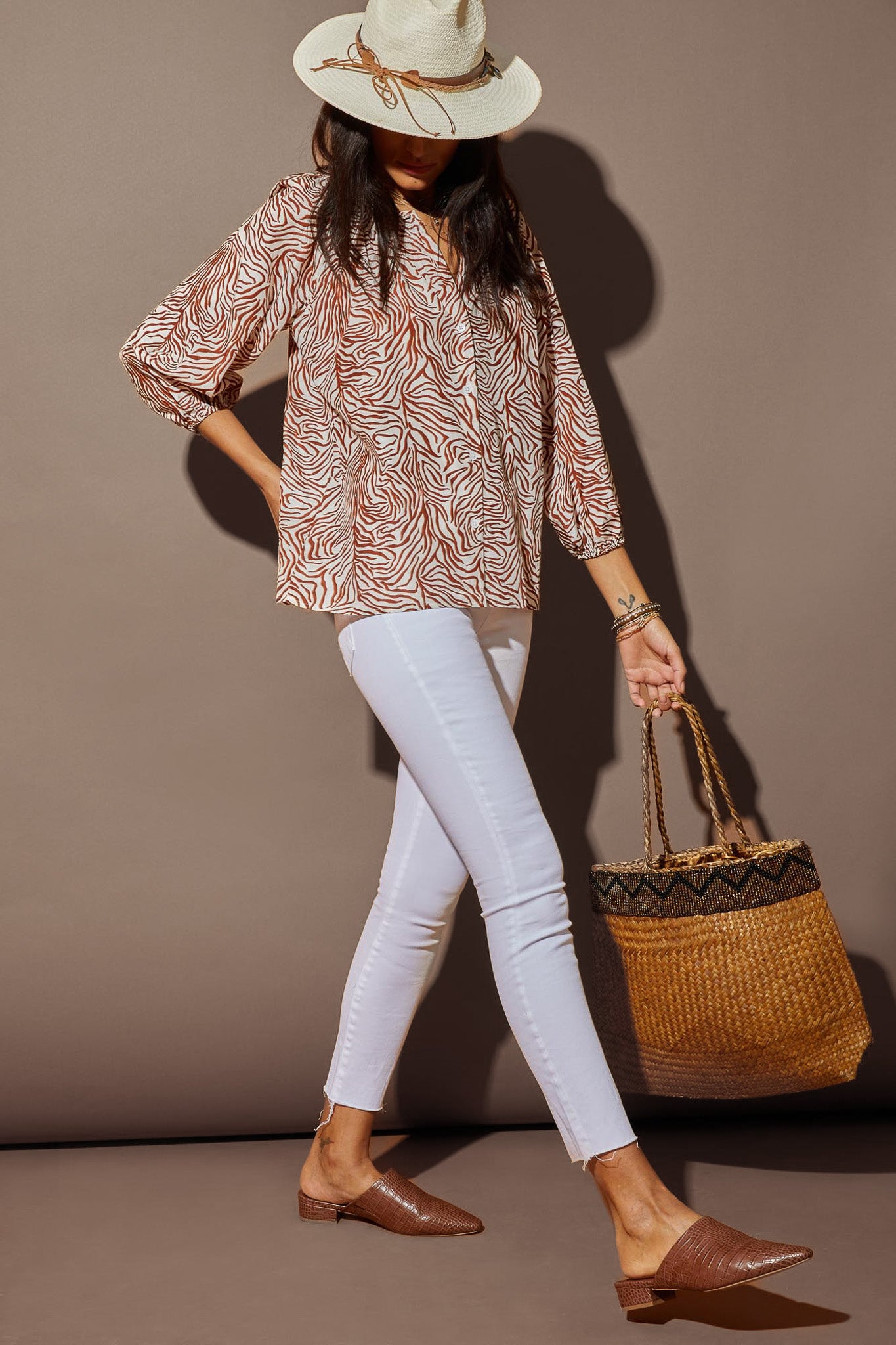 The Classic Blouse | White Tiger