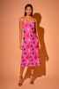 Stevie Slip Dress | Pink Painted Poppies