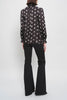 Stella Top | Black Cross-Stitch