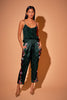 Julia Pant | Baroque Floral in Emerald