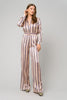 Brooklyn Button Up | Retro Stripe in Ivory & Navy