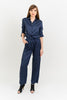 Brooklyn Button Up | Houndstooth Navy and Black