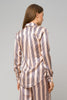 Brooklyn Button Up | Retro Stripe in Ivory & Navy