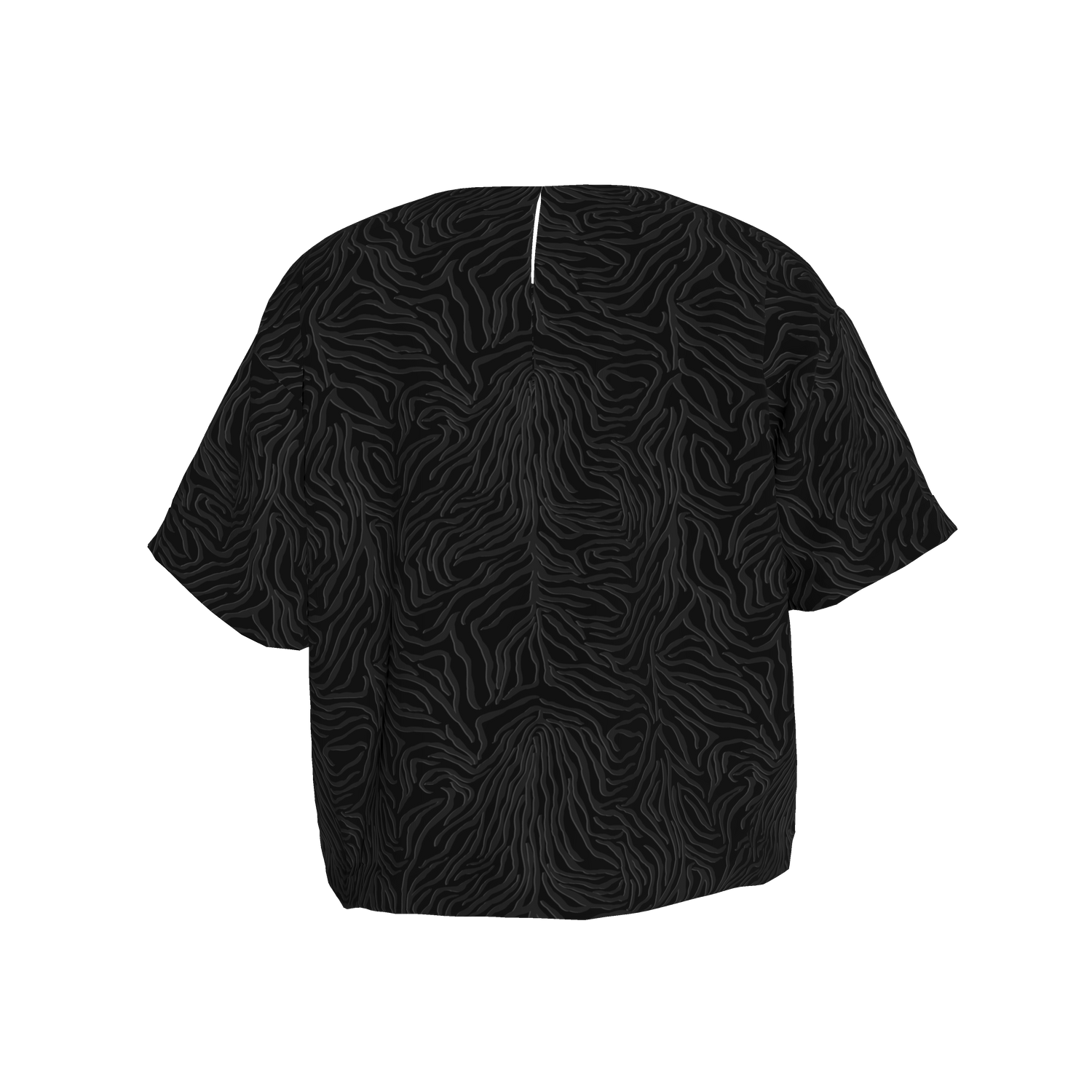 Eden Tee in Lightweight Cotton | Black Tiger
