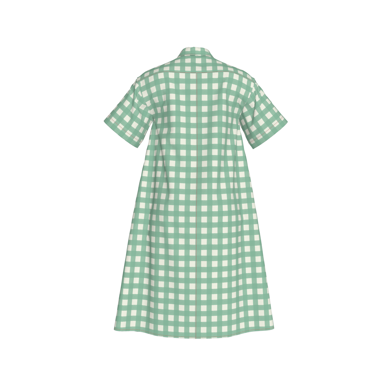 Sarah Shirtdress | Sage Gingham