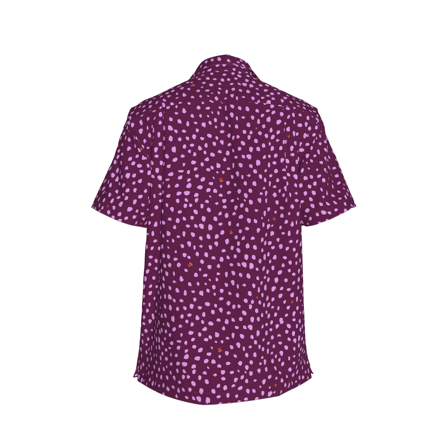 Carter Cabana Shirt | Berry Ladybug