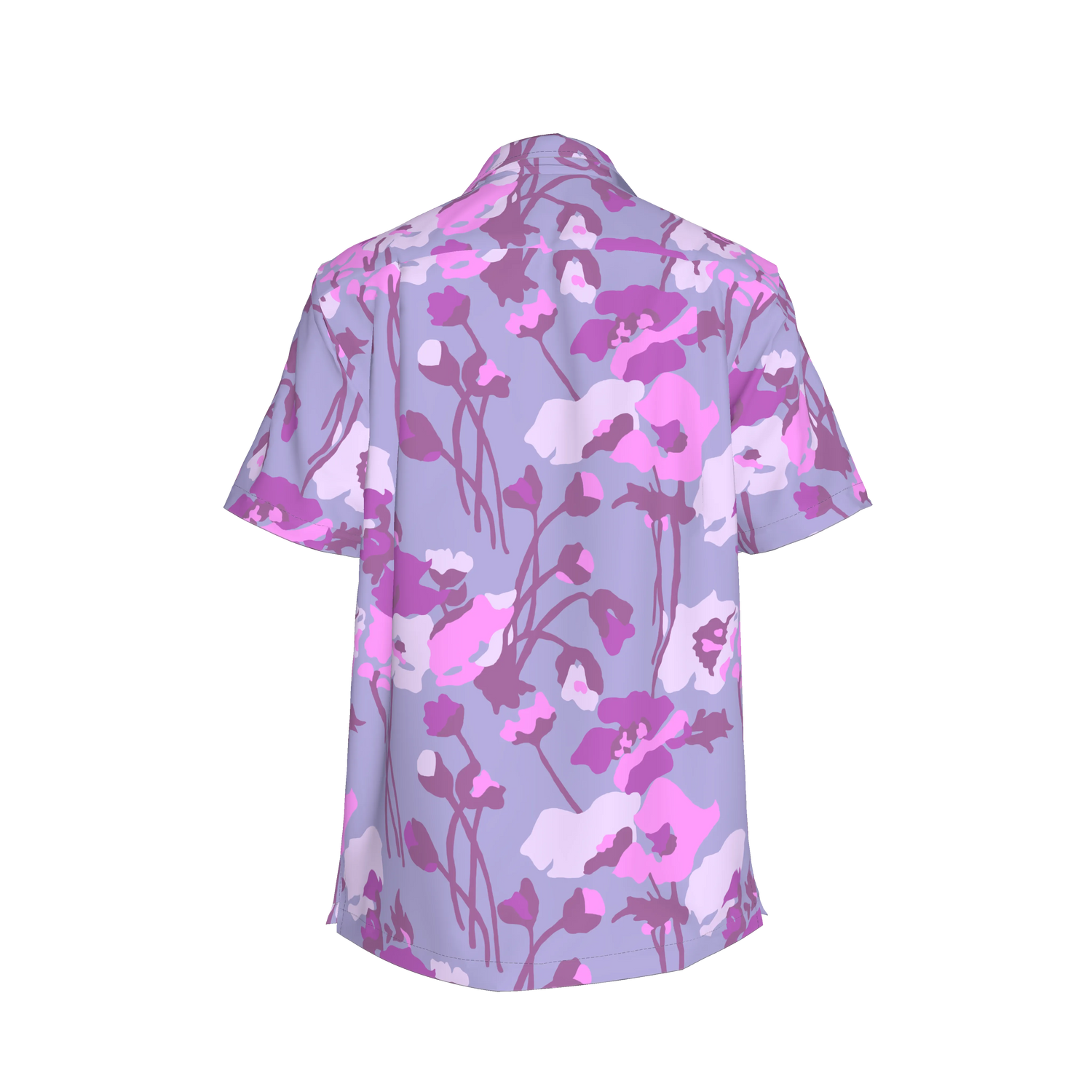 Carter Cabana Shirt | Dini's Rustic Floral Pink on Pink