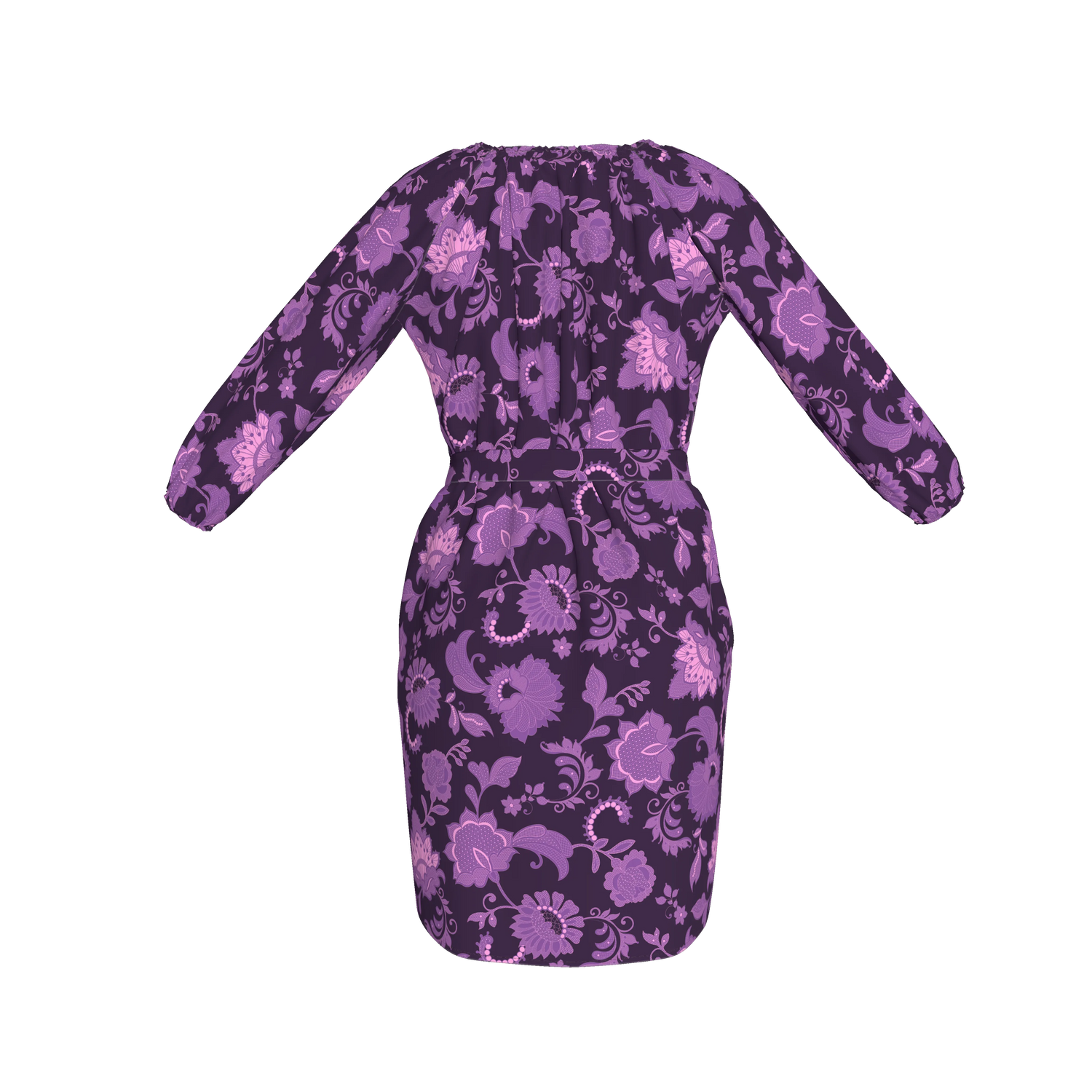 Classic Dress | Purple Legacy Lace