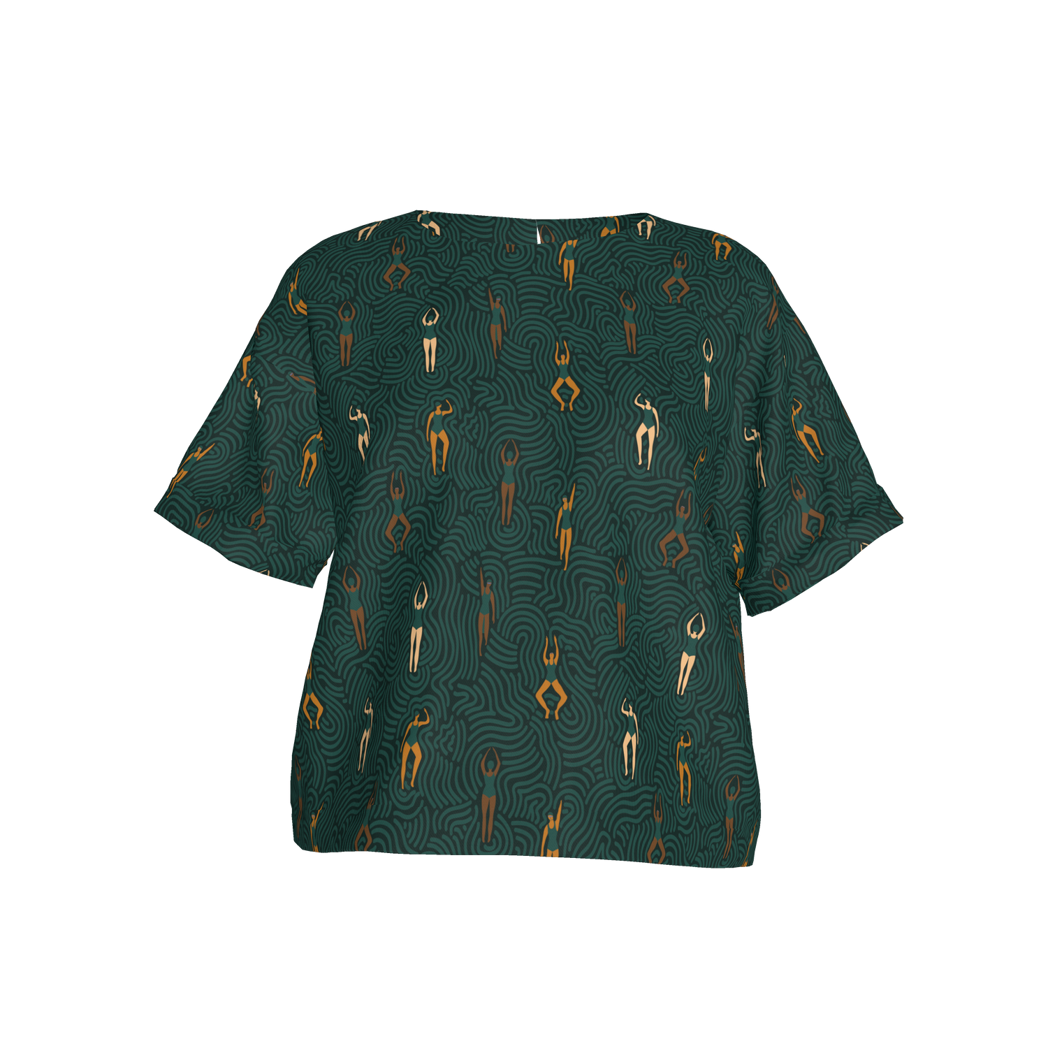 Eden Tee in Lightweight Cotton | Adventurine Swimmers