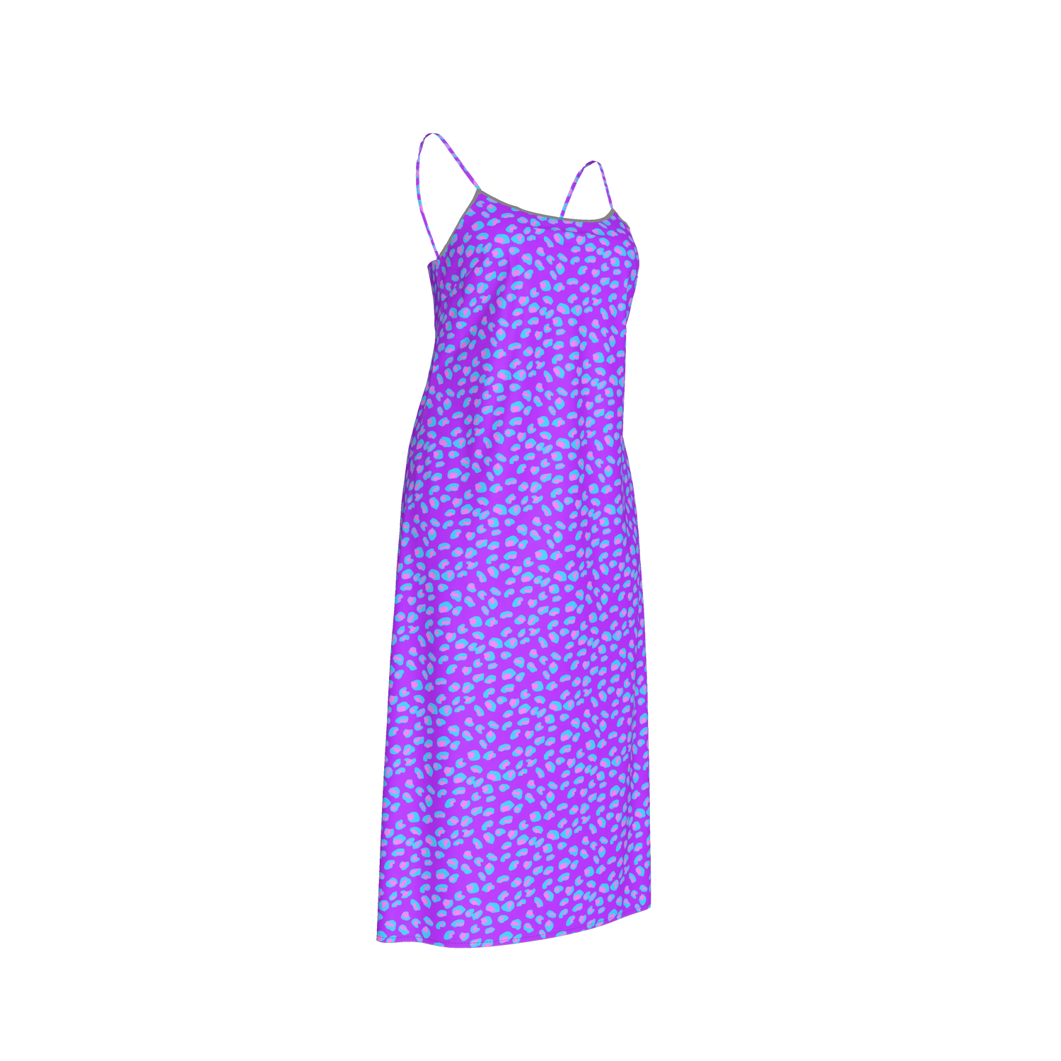 Stevie Slip Dress | Playful Pink Leopard