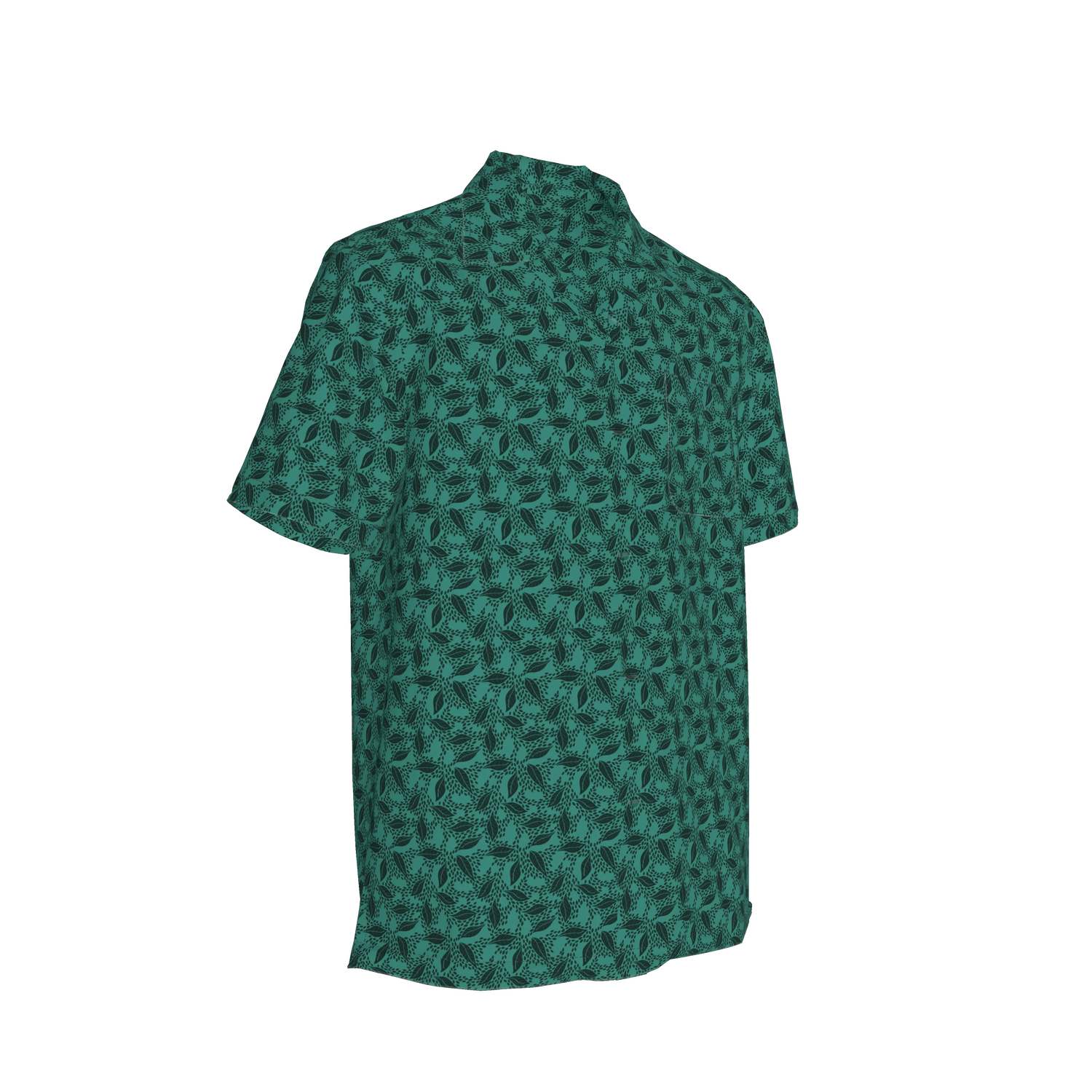 Carter Cabana Shirt | Adventurine Lovely Leaves