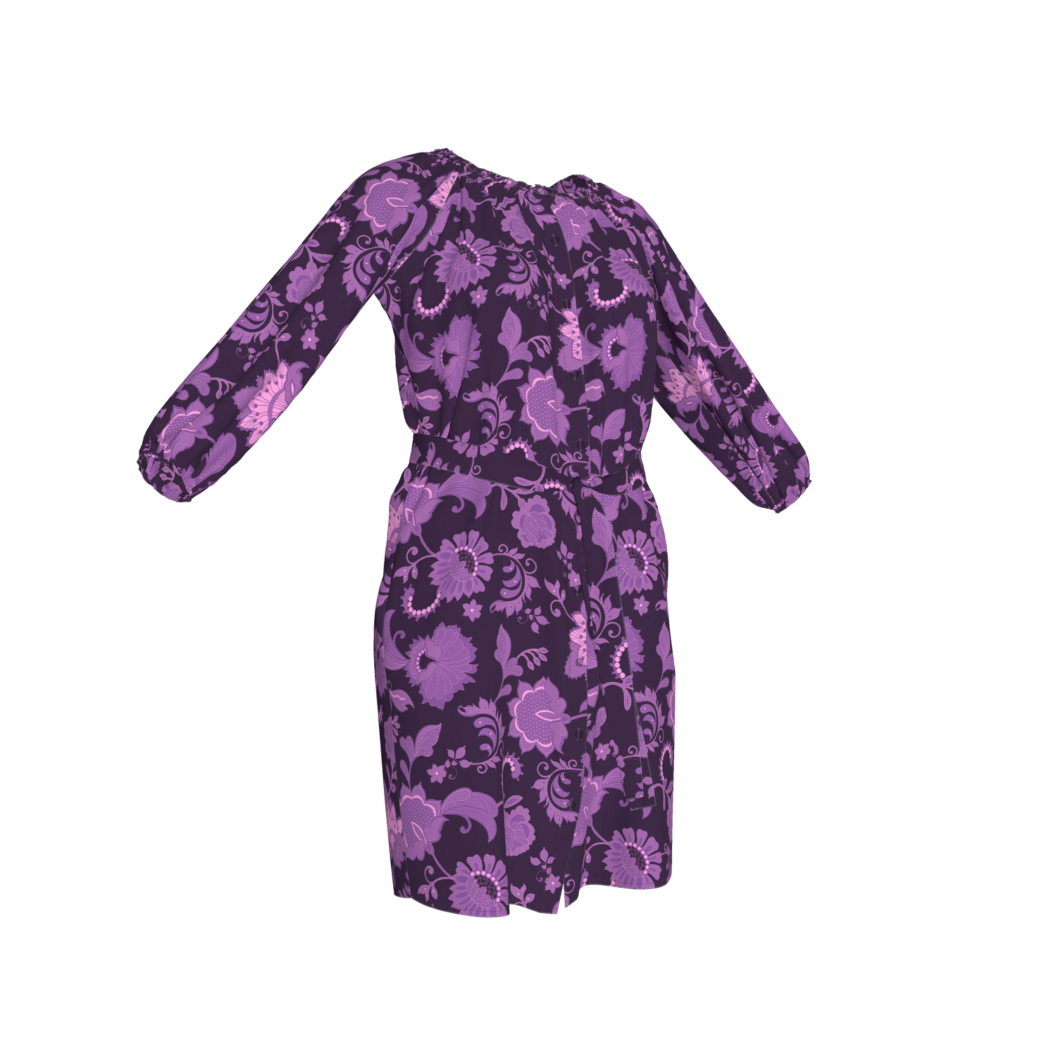Classic Dress | Purple Legacy Lace