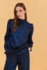 Stella Top | Painter's Splash in Ink Blue
